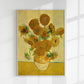 Vase with Three Sunflowers Yellow by Van Gogh