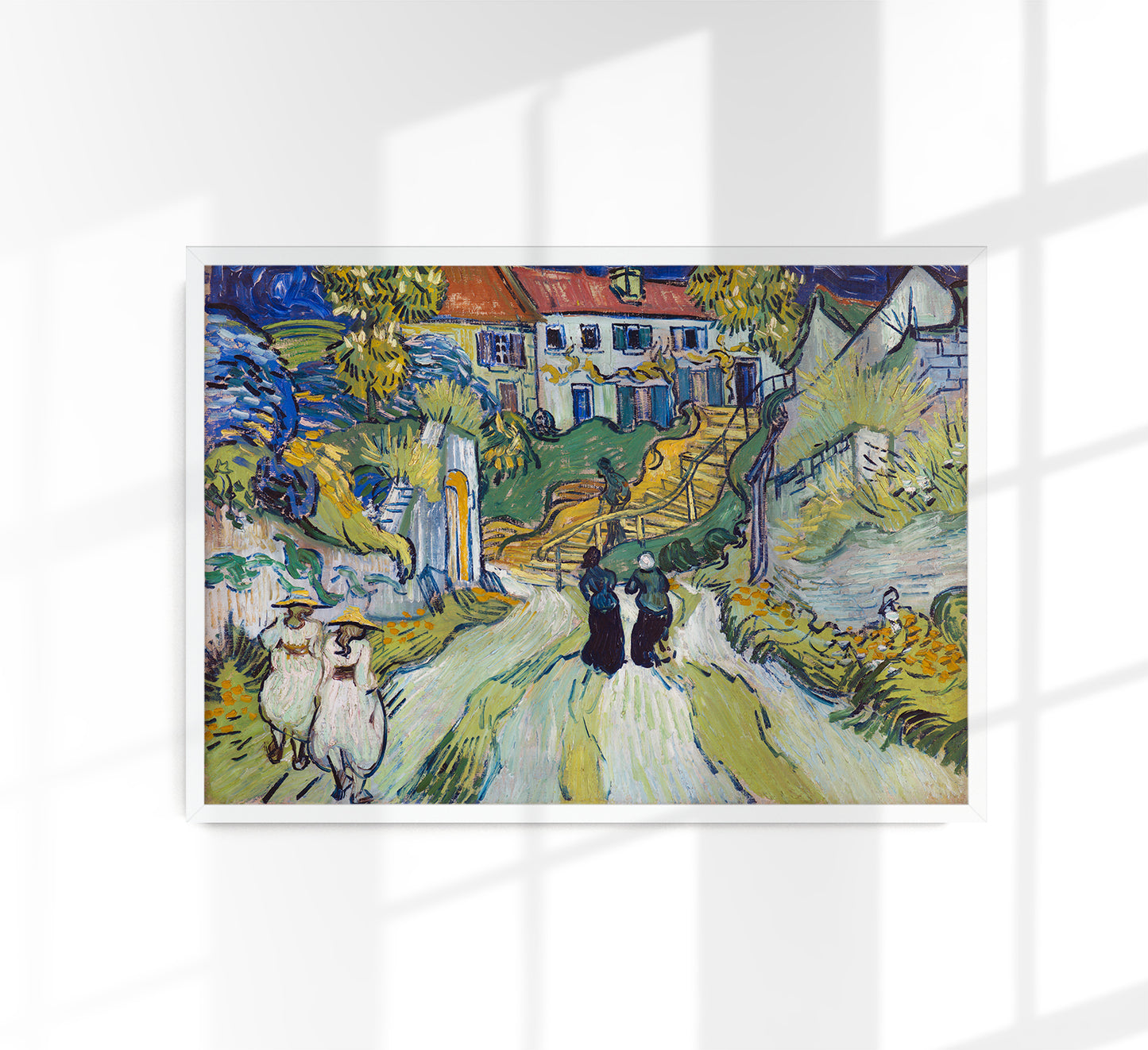 Starway at Auvers by Van Gogh Poster