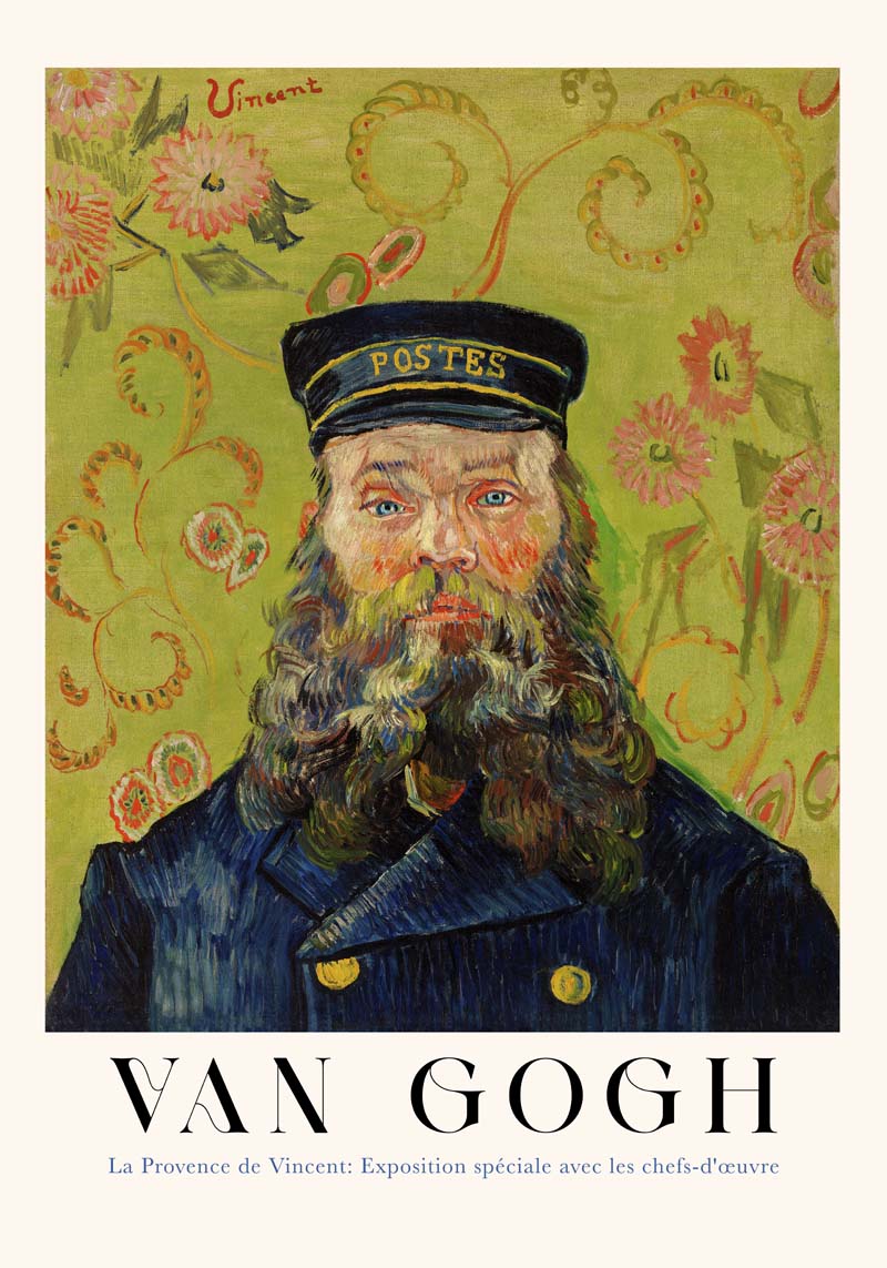 The Postman Art Poster by Van Gogh