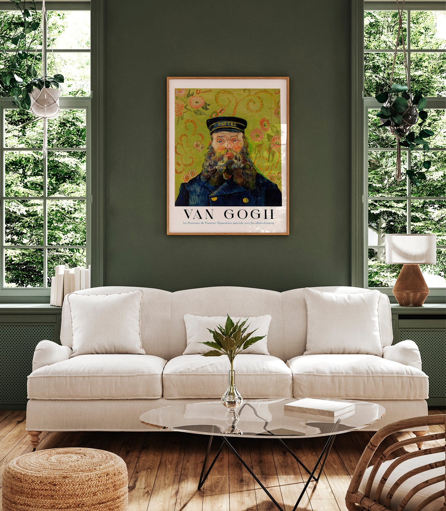 The Postman Art Poster by Van Gogh