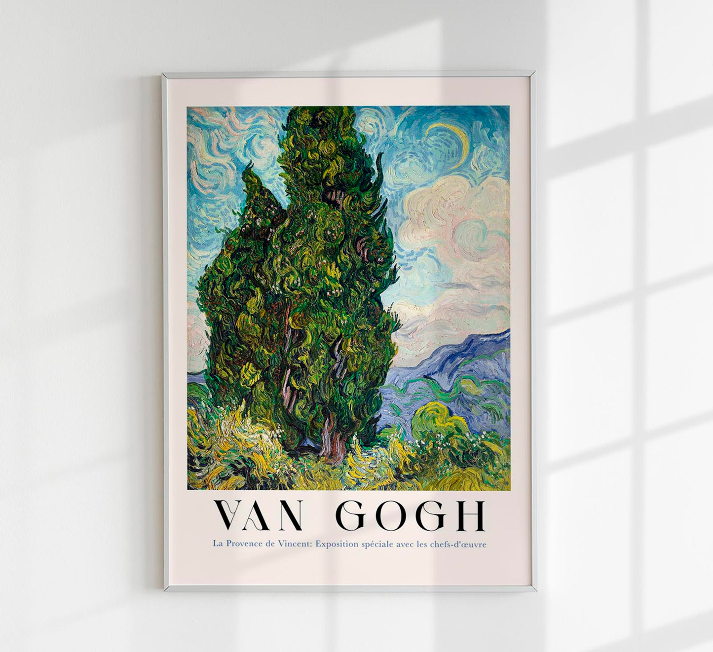 Cypresses Art Poster by Van Gogh