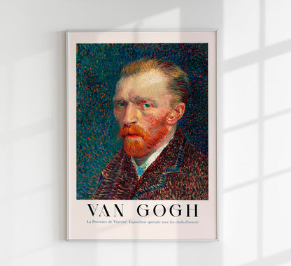 Self-Portrait Art Poster by Van Gogh