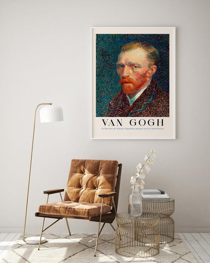 Self-Portrait Art Poster by Van Gogh