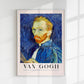 Self-Portrait Blue Art Poster by Van Gogh