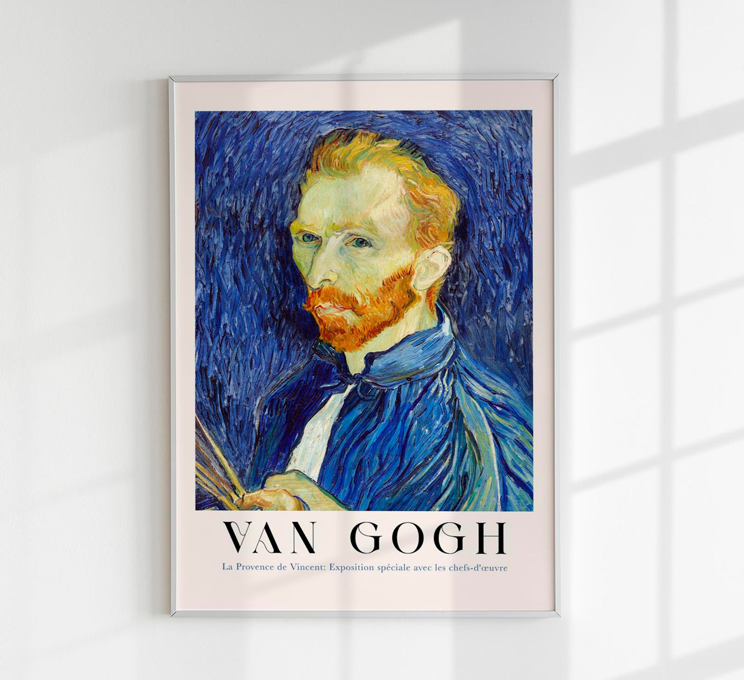 Self-Portrait Blue Art Poster by Van Gogh