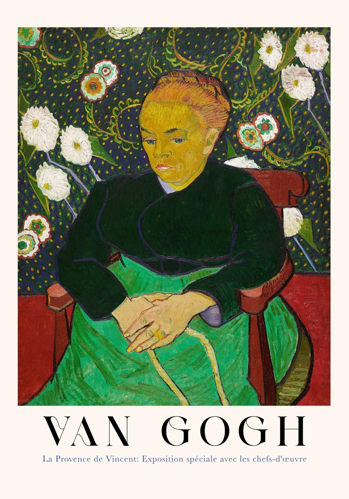 The Berceuse Art Poster by Van Gogh