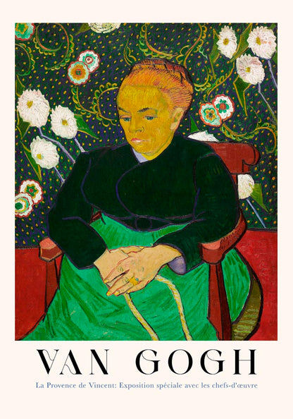 The Berceuse Art Poster by Van Gogh