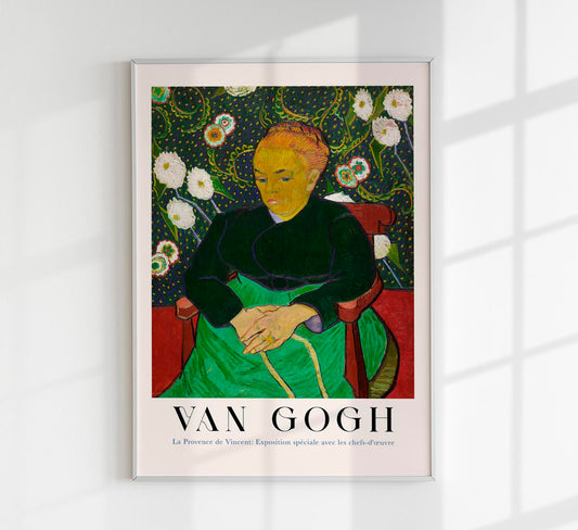 The Berceuse Art Poster by Van Gogh