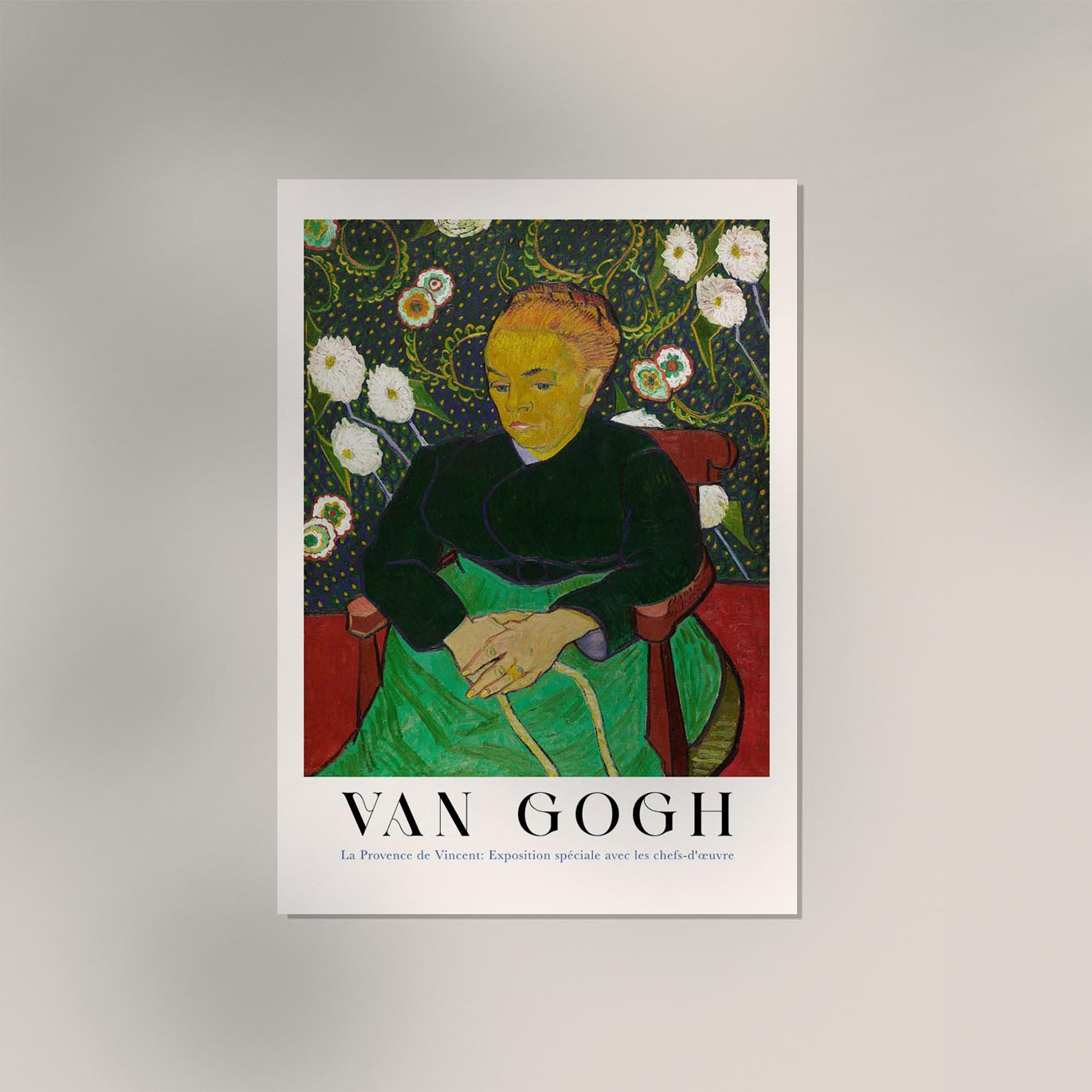 The Berceuse Art Poster by Van Gogh