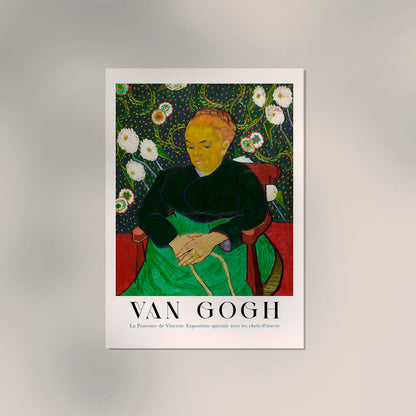 The Berceuse Art Poster by Van Gogh