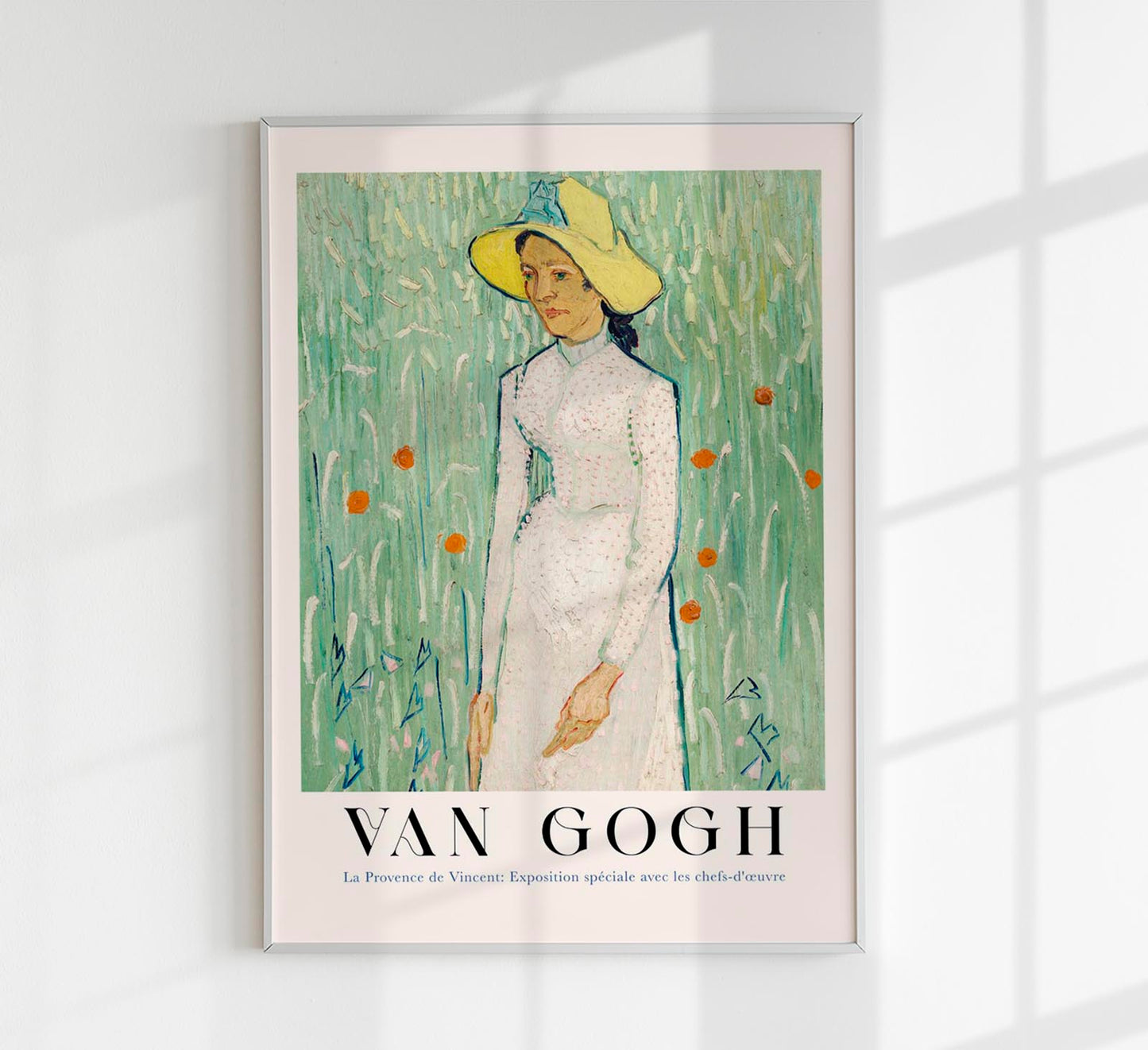 Girl in White Art Poster by Van Gogh