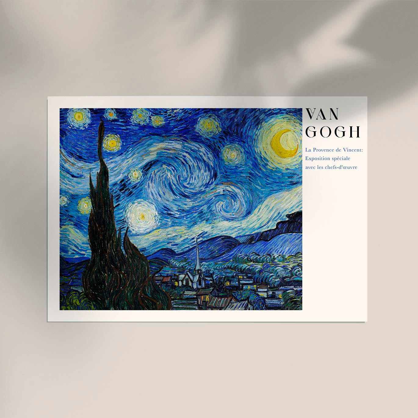 Starry Night Art Poster by Van Gogh