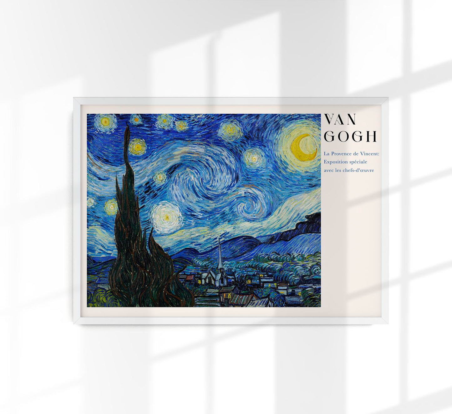 Starry Night Art Poster by Van Gogh