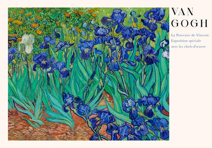 Irises Art Poster by Van Gogh