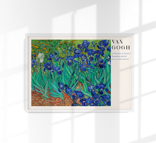 Irises Art Poster by Van Gogh