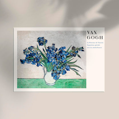 Irises Vases Art Poster by Van Gogh