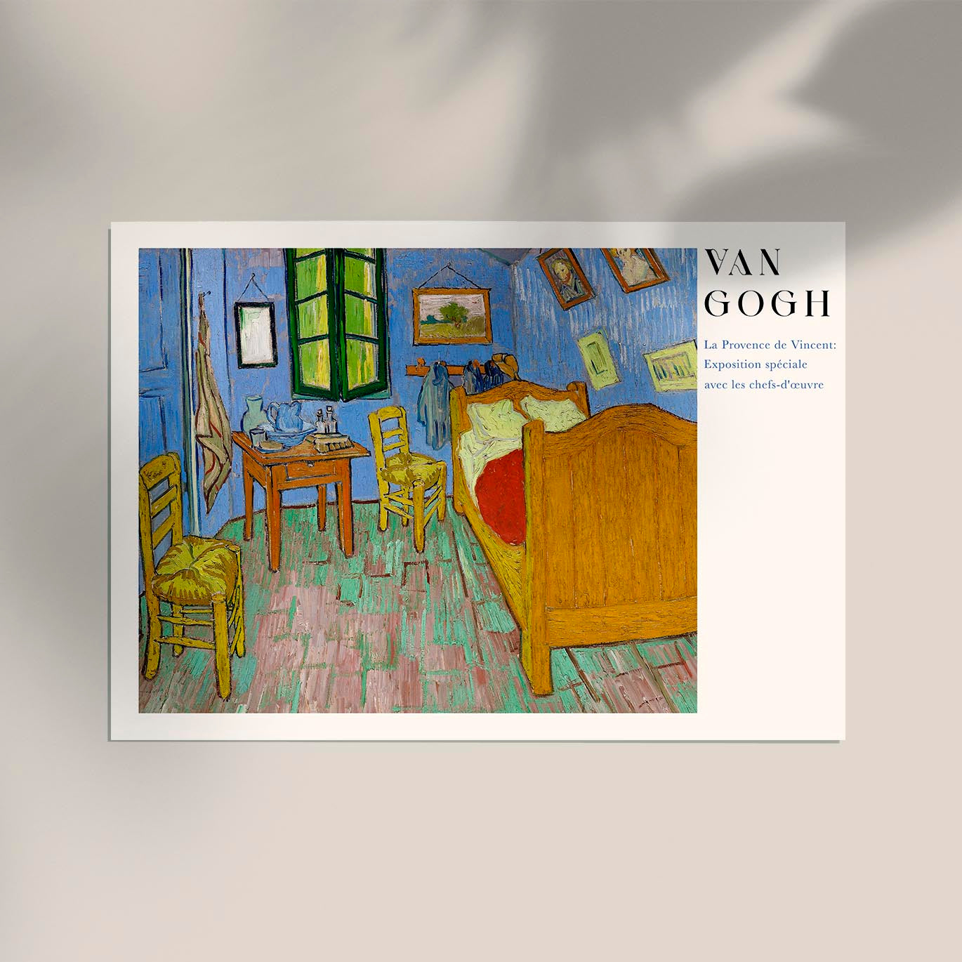 The Bedroom Art Poster by Van Gogh