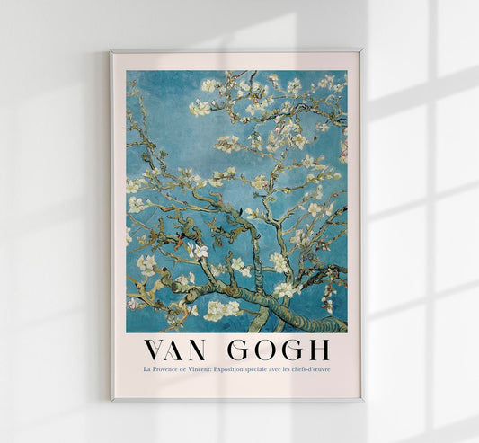Almond Blossom Art Poster by Van Gogh vertical