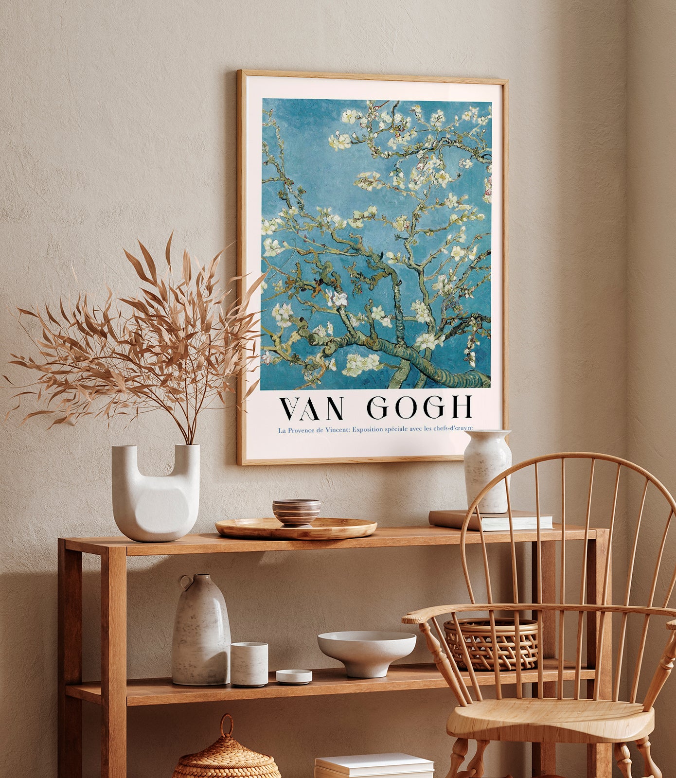 Almond Blossom Art Poster by Van Gogh vertical