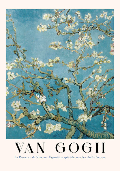 Almond Blossom Art Poster by Van Gogh vertical