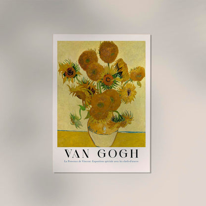 Sunflowers Art Poster by Van Gogh