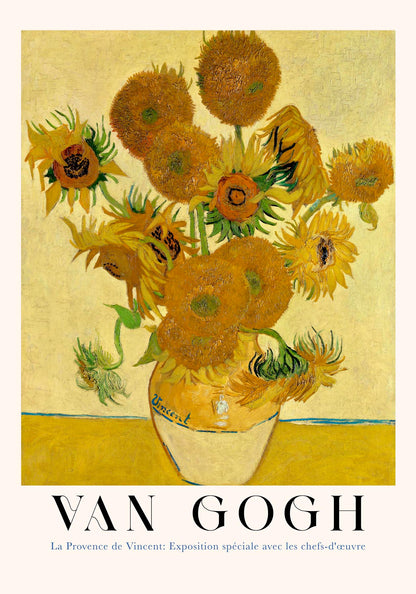 Sunflowers Art Poster by Van Gogh