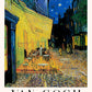 Cafe Terrace at night Art Poster by Van Gogh