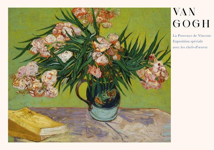 Oleanders Exhibition Art Poster by Van Gogh