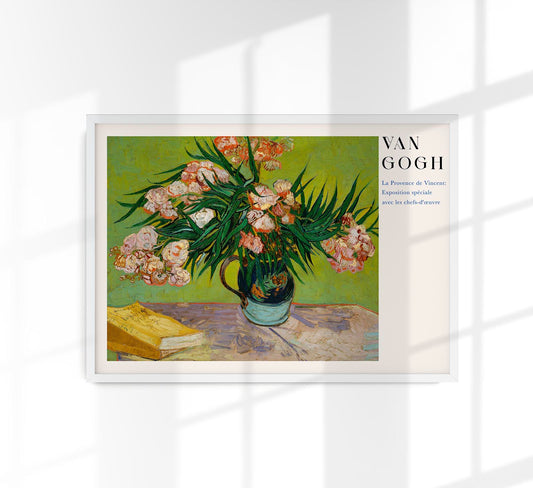 Oleanders Exhibition Art Poster by Van Gogh