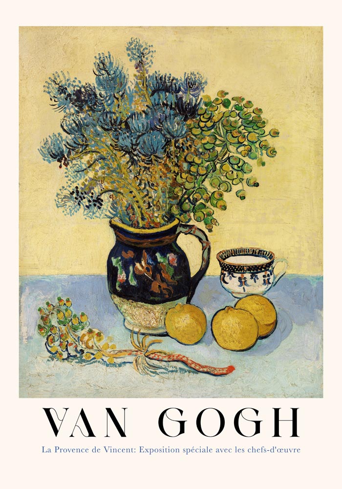 Still Nature (Natur Morte) Exhibition Art Poster by Van Gogh