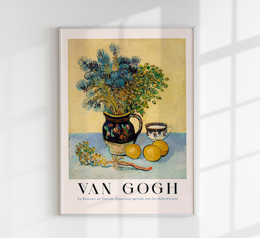 Still Nature (Natur Morte) Exhibition Art Poster by Van Gogh