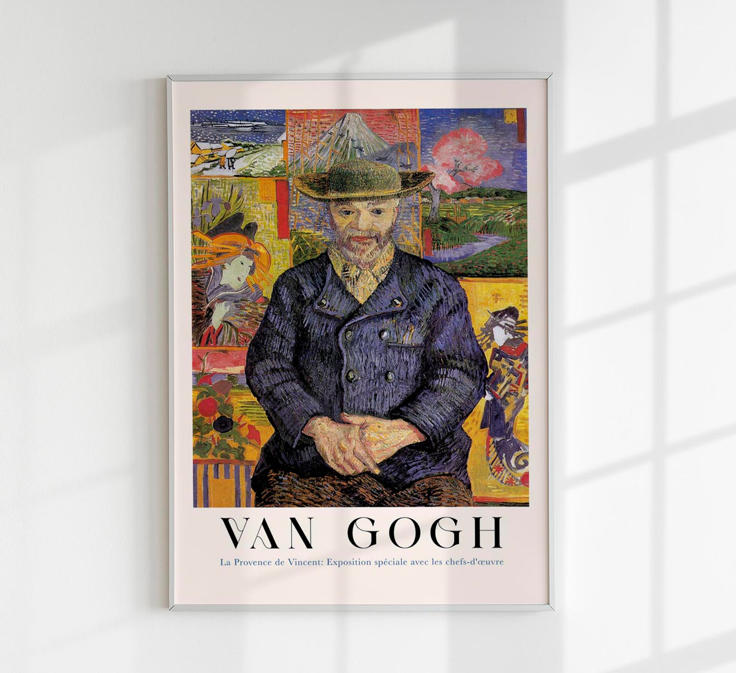 Portrait of Père Tanguy Exhibition Art Poster by Van Gogh