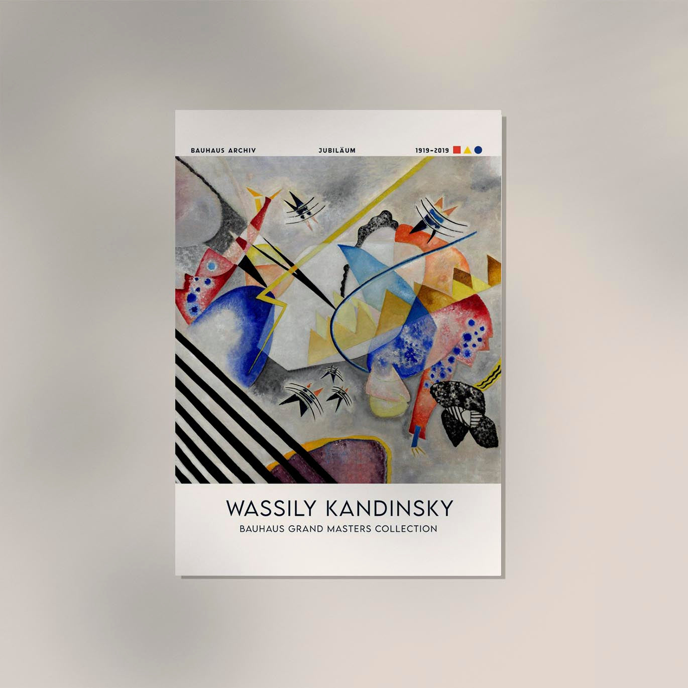 White Center by Wassily Kandinsky Exhibition Poster