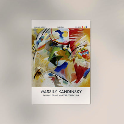 Painting with Green Center by Wassily Kandinsky Exhibition Poster