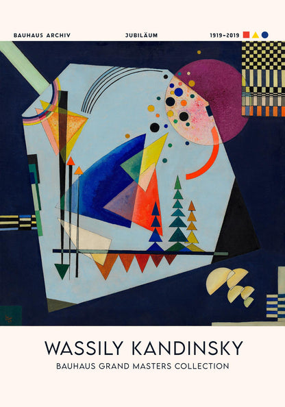 Three Sounds by Wassily Kandinsky Exhibition Poster