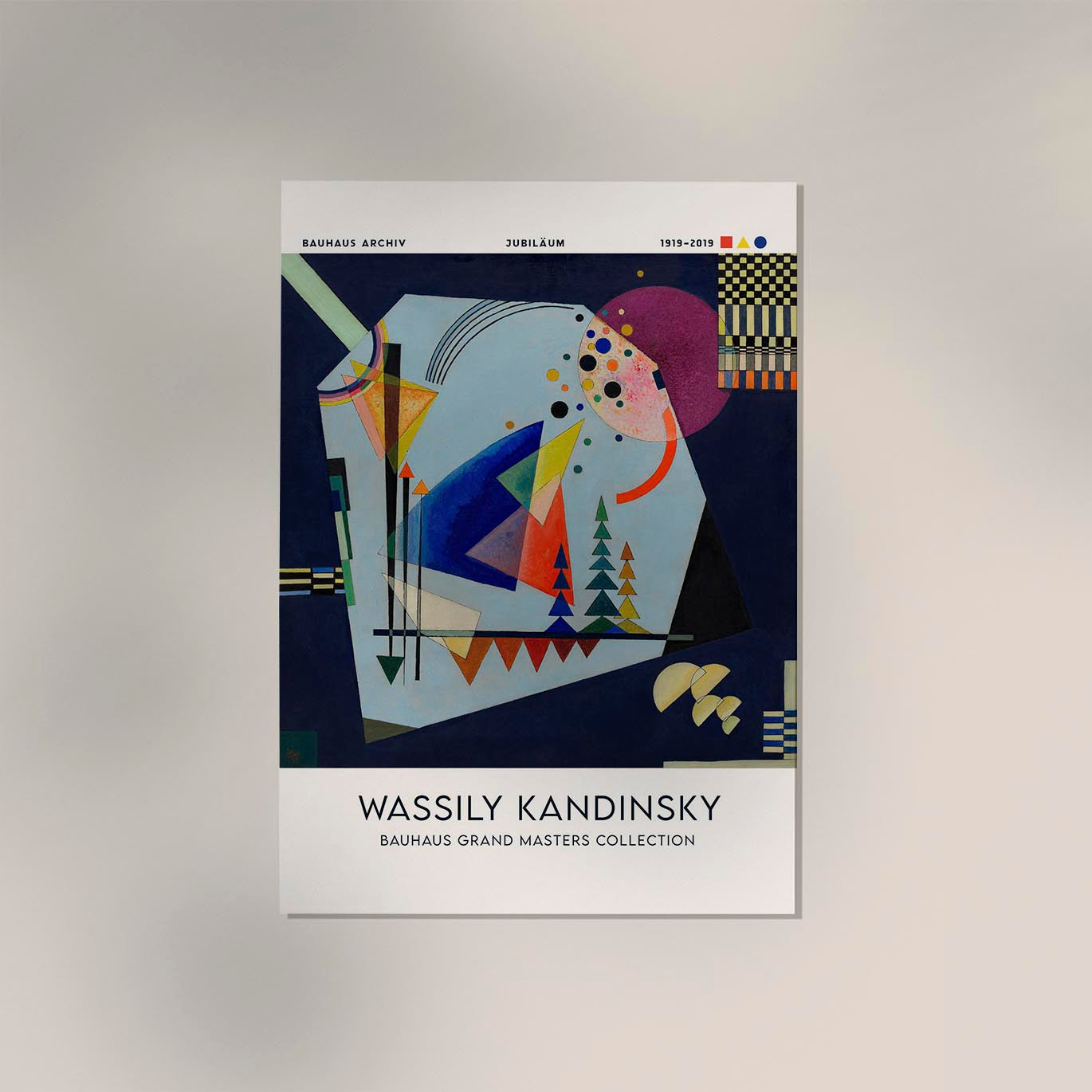 Three Sounds by Wassily Kandinsky Exhibition Poster