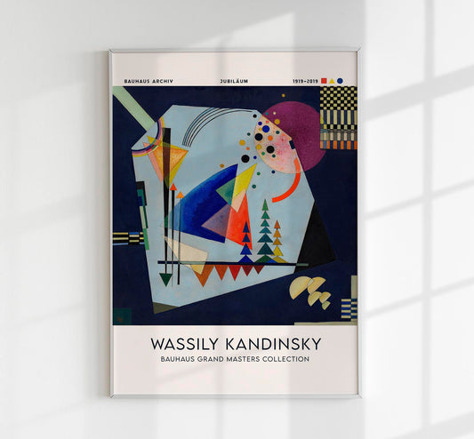 Three Sounds by Wassily Kandinsky Exhibition Poster