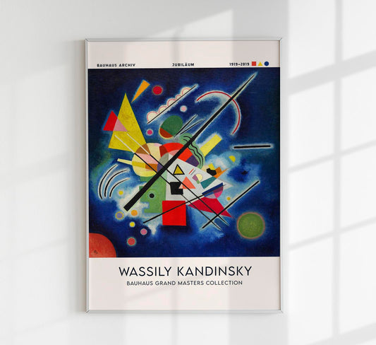 Blue Painting by Wassily Kandinsky Exhibition Poster