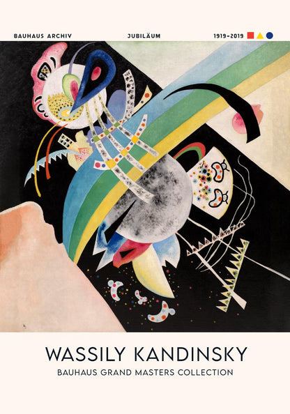 Circles on Black by Wassily Kandinsky Exhibition Poster