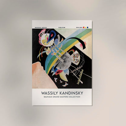 Circles on Black by Wassily Kandinsky Exhibition Poster