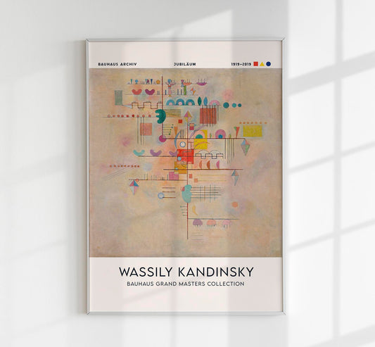 Graceful Ascent by Wassily Kandinsky Exhibition Poster