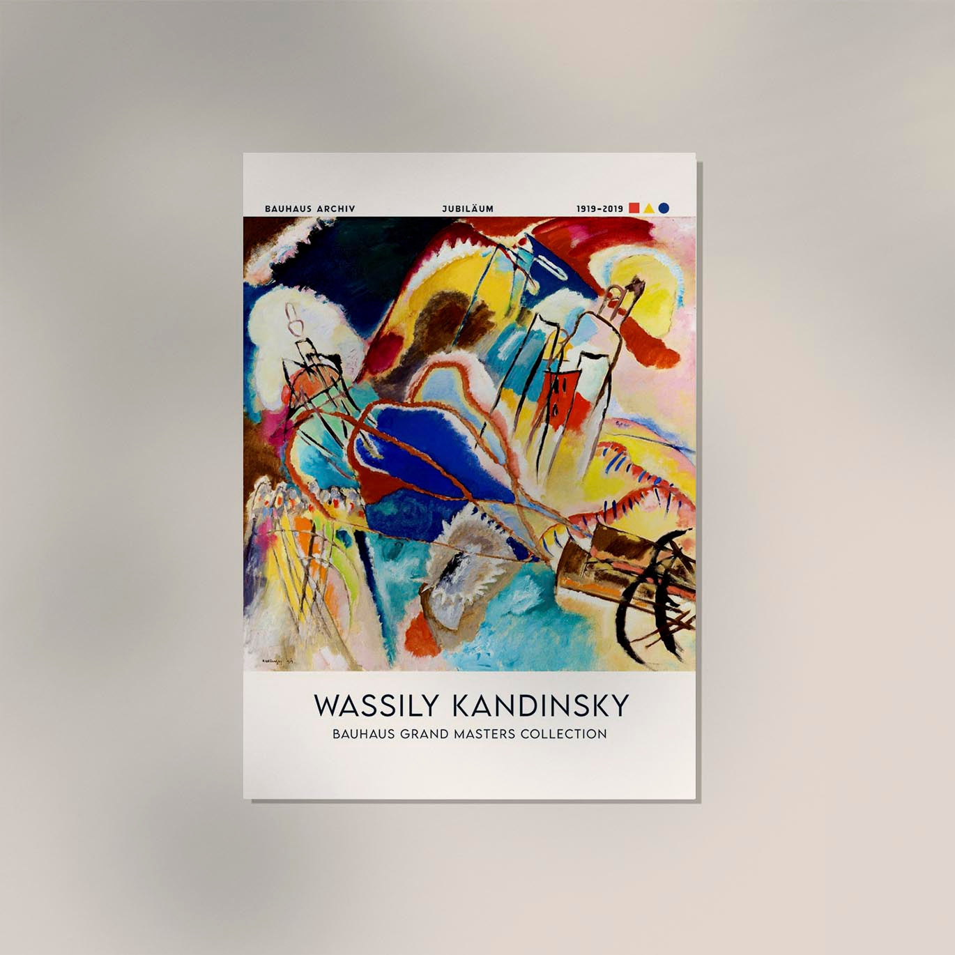 Improvisation No.30 by Wassily Kandinsky Exhibition Poster