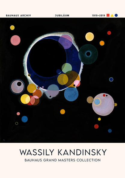 Several Circles 1926 Wassily Kandinsky Exhibition Poster