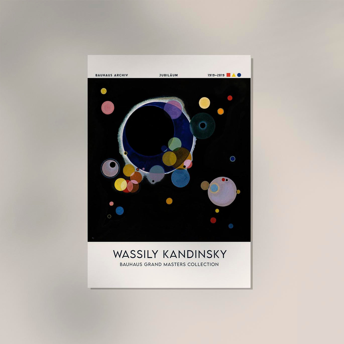 Several Circles 1926 Wassily Kandinsky Exhibition Poster