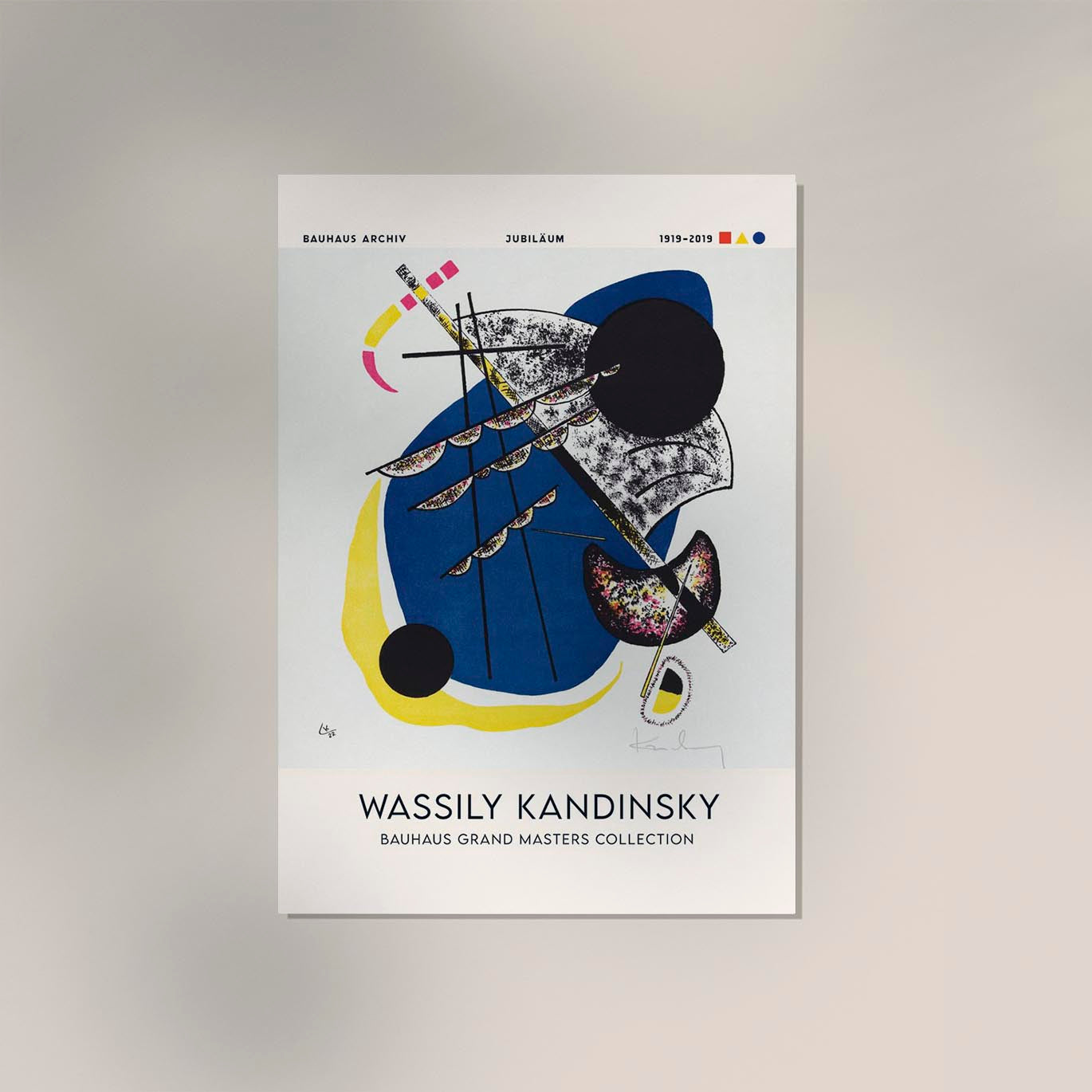 Small Worlds Nr 2 by Wassily Kandinsky Exhibition Poster