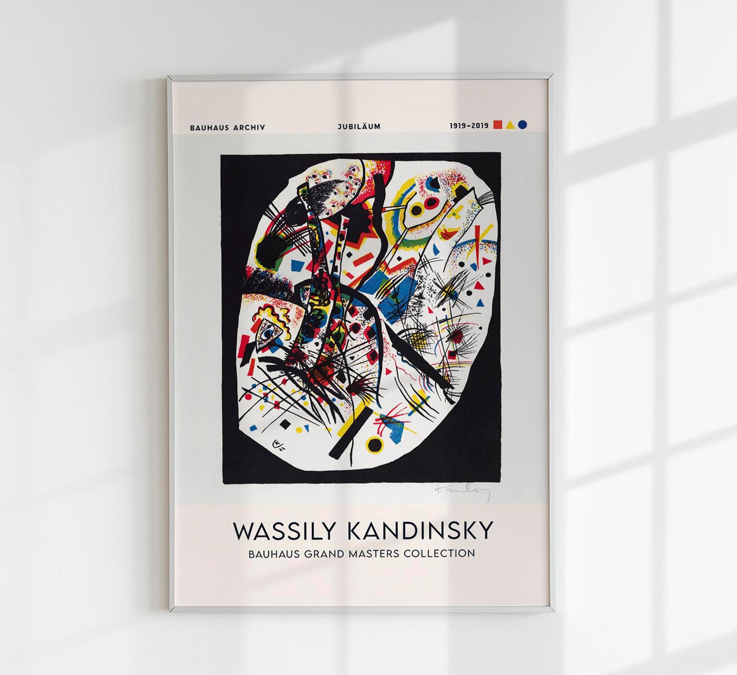 Small Worlds Nr 3 by Wassily Kandinsky Exhibition Poster