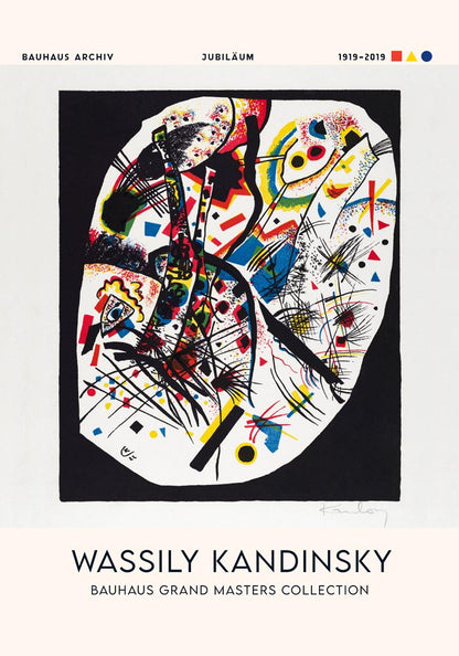 Small Worlds Nr 3 by Wassily Kandinsky Exhibition Poster