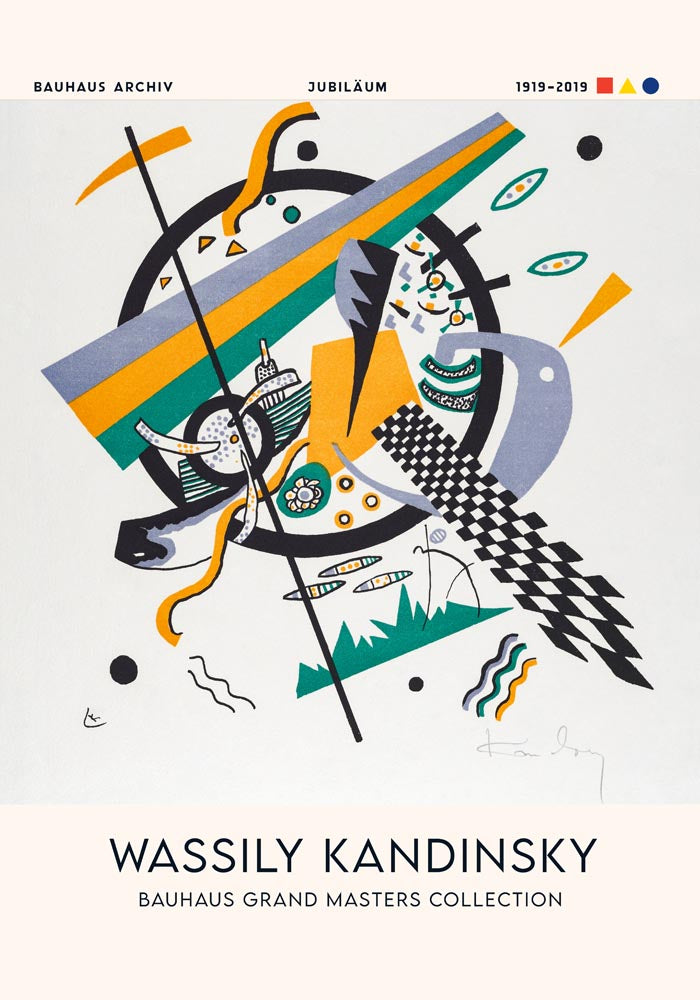 Small Worlds Nr 4 by Wassily Kandinsky Exhibition Poster