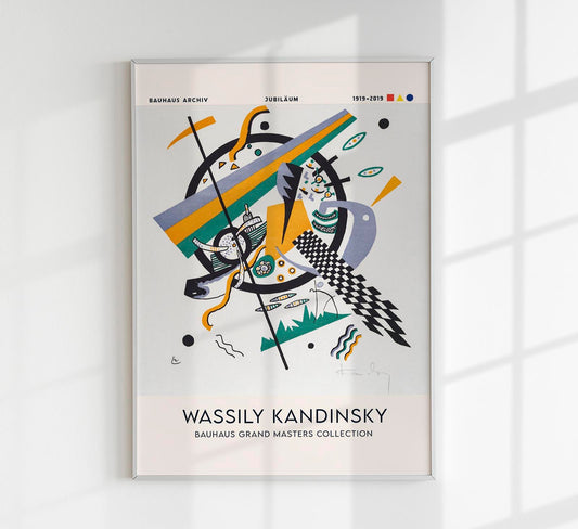 Small Worlds Nr 4 by Wassily Kandinsky Exhibition Poster