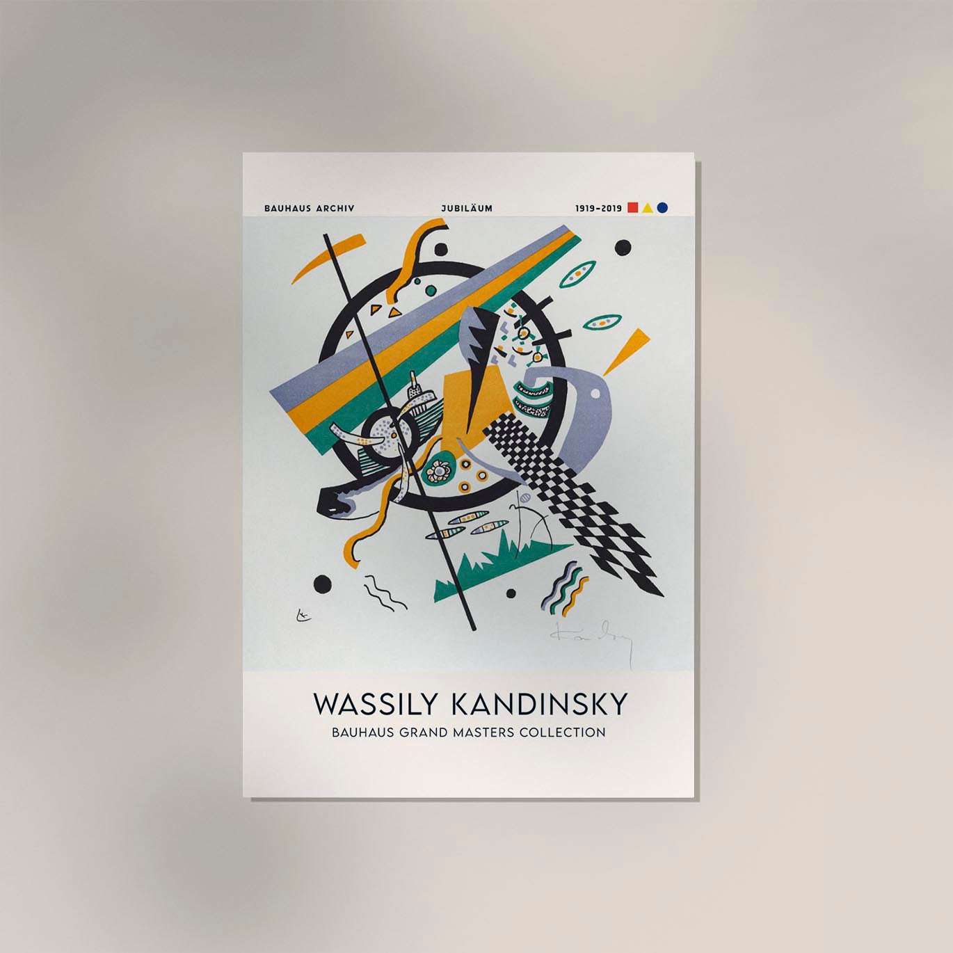 Small Worlds Nr 4 by Wassily Kandinsky Exhibition Poster